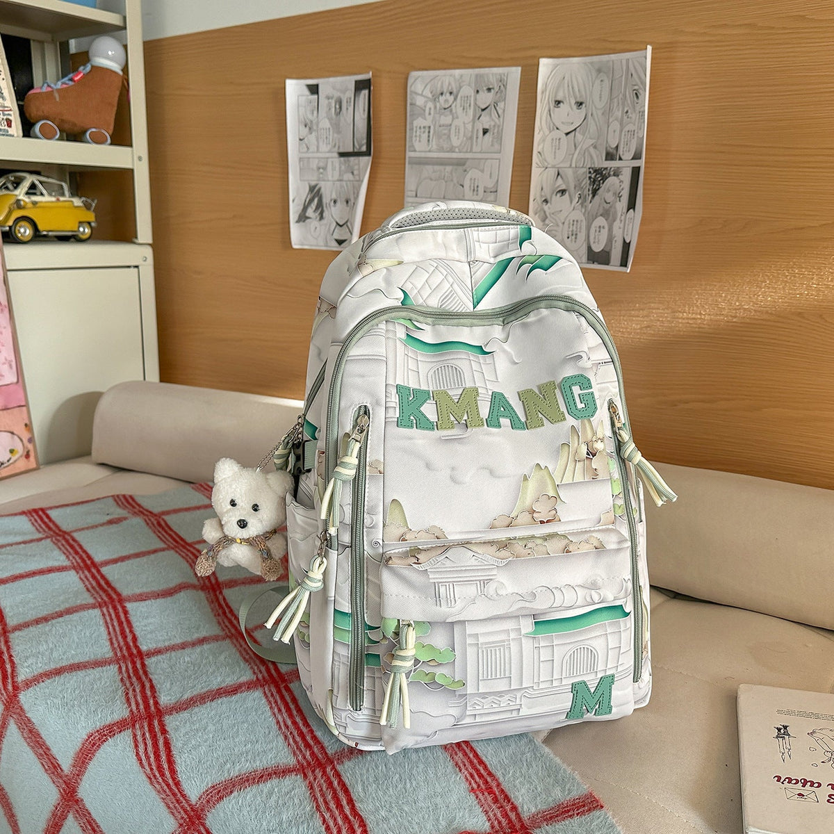 Artistic Graphic Design Backpack LoungeYard — product view 6