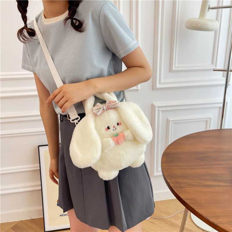 Plush Bunny-Themed Mini Backpack — product view 2