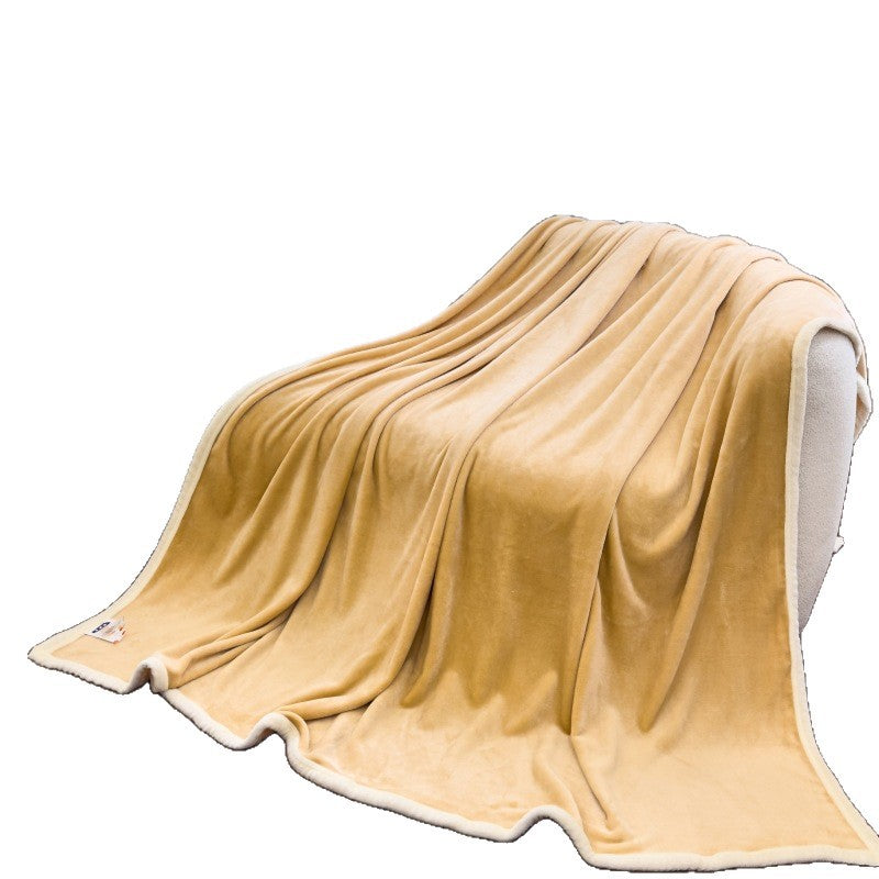 Plush Fleece Throw Blanket LoungeYard — product view 4
