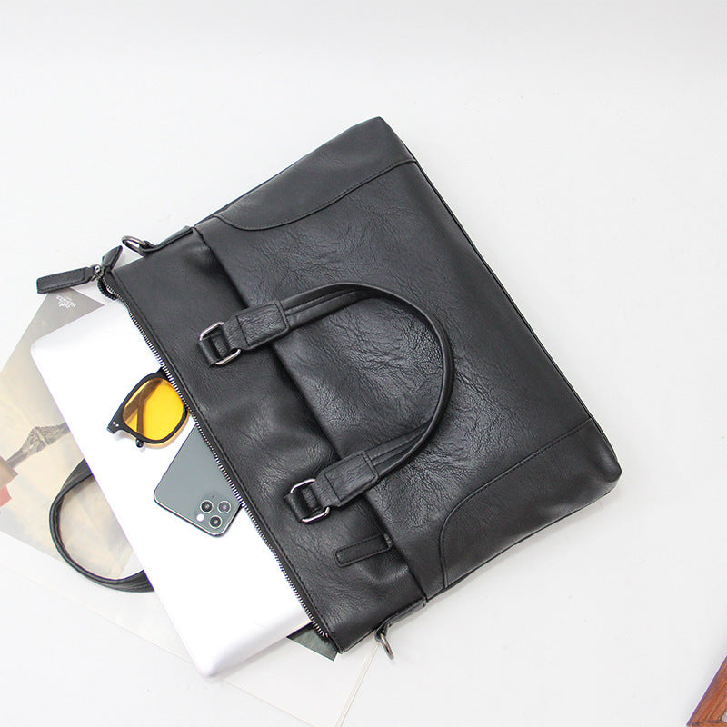 Elegant Briefcase with Removable Shoulder Strap LoungeYard — product view 3