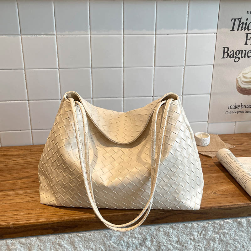 Woven Leather Hobo Bag — product view 7