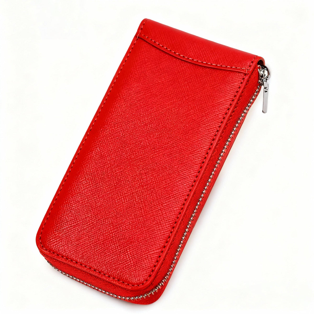 Zippered Leather Phone Pouch LoungeYard — product view 4