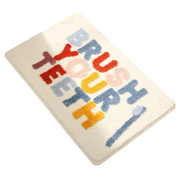 Fun Phrase Bath Mat — product view 2