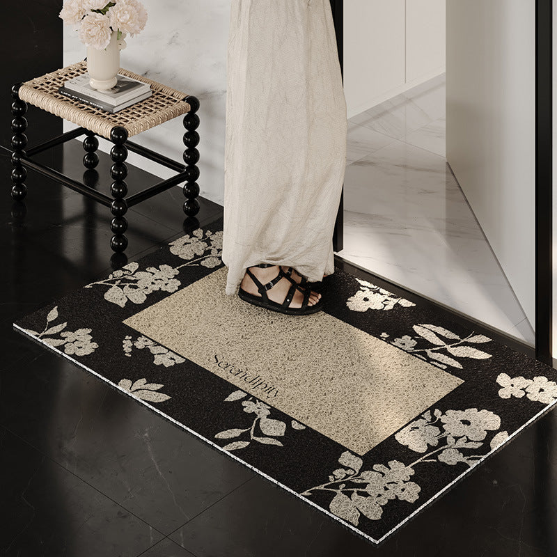 Decorative Floral Bath Mat — product view 1