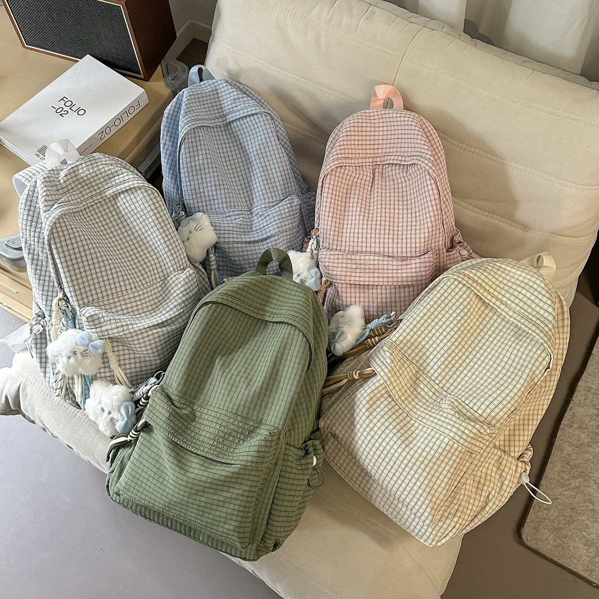 Classic Checked Backpack LoungeYard — product view 4