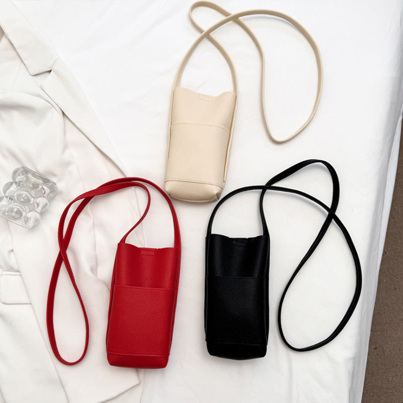 Minimalist Textured Crossbody Bag — product view 4