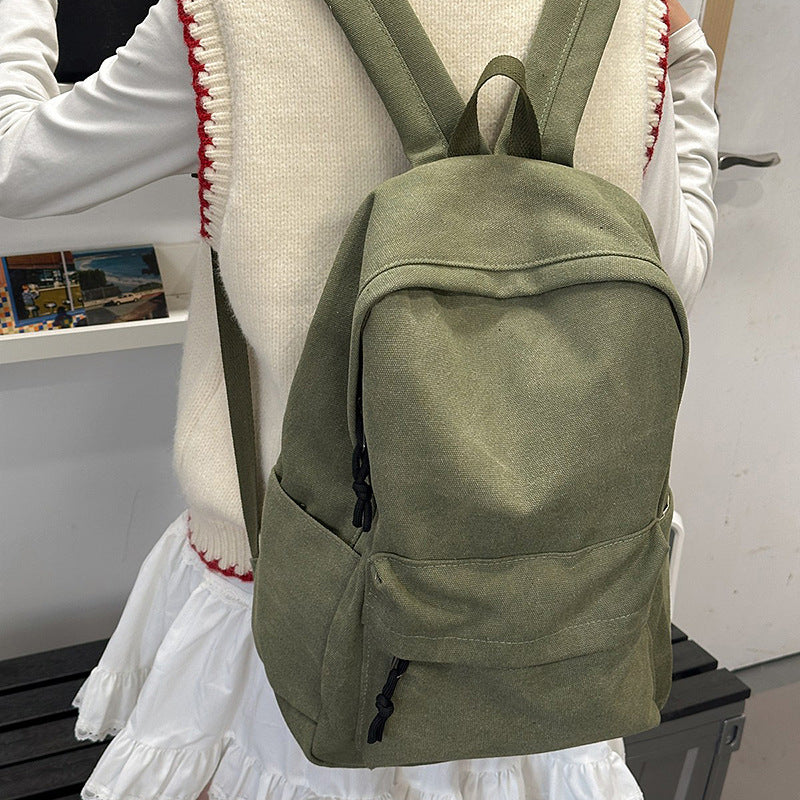 Vintage Canvas Backpack LoungeYard — product view 3