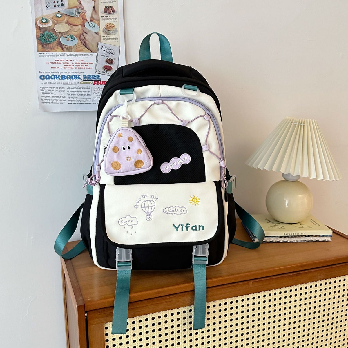 Fun and Playful Graphic Backpack — product view 2
