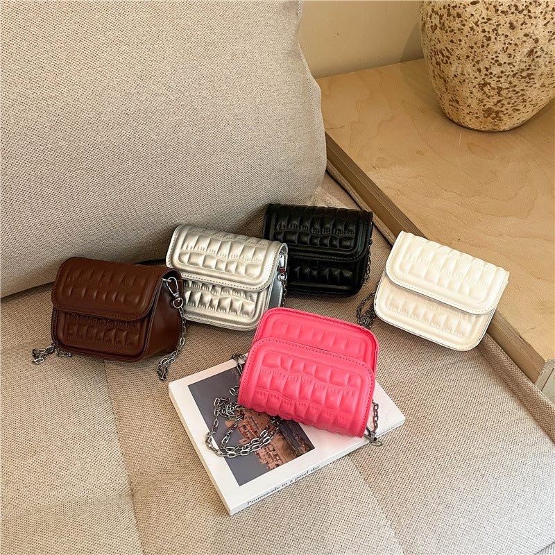 WoTextured Quilted Mini Crossbody Bag LoungeYard — product view 1