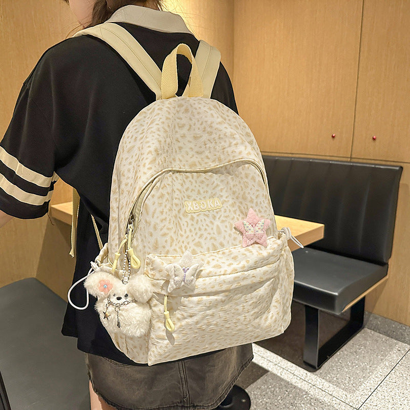 Cute Casual Printed Backpack LoungeYard — product view 2
