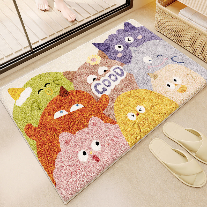 Fun Monster-Themed Bath Mat — product view 1
