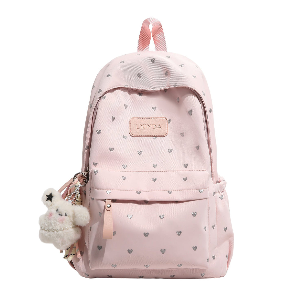 Fun Heart-Print Backpack LoungeYard — product view 5