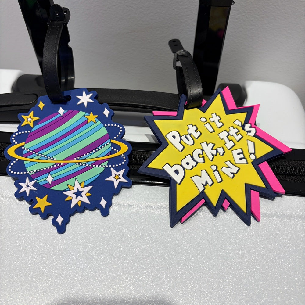 Planet-Themed Luggage Tag LoungeYard — product view 3