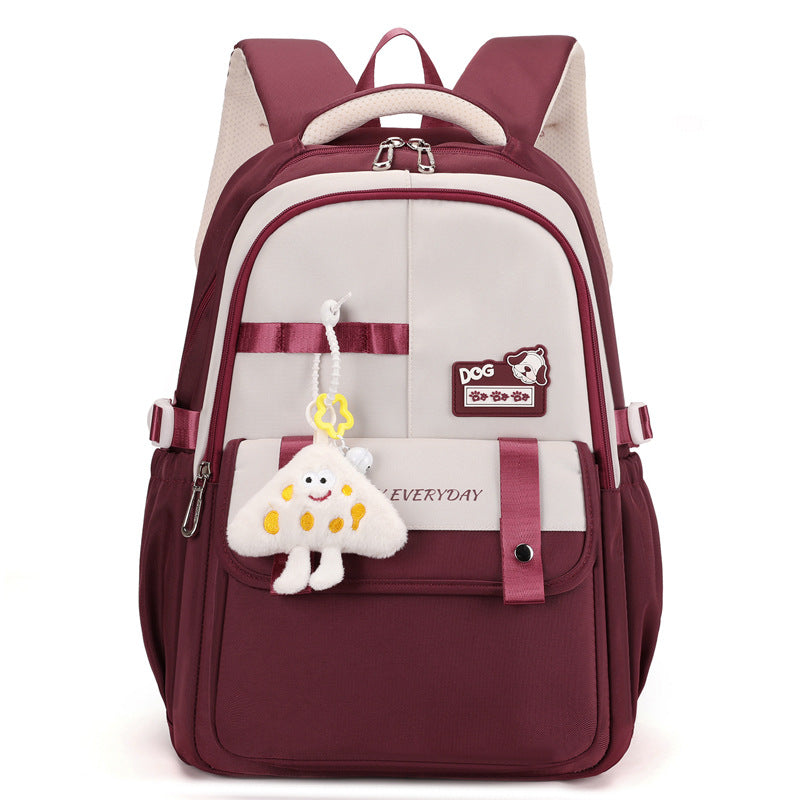 Child-friendly backpack made of high-quality material with fun pendants LoungeYard — product view 5
