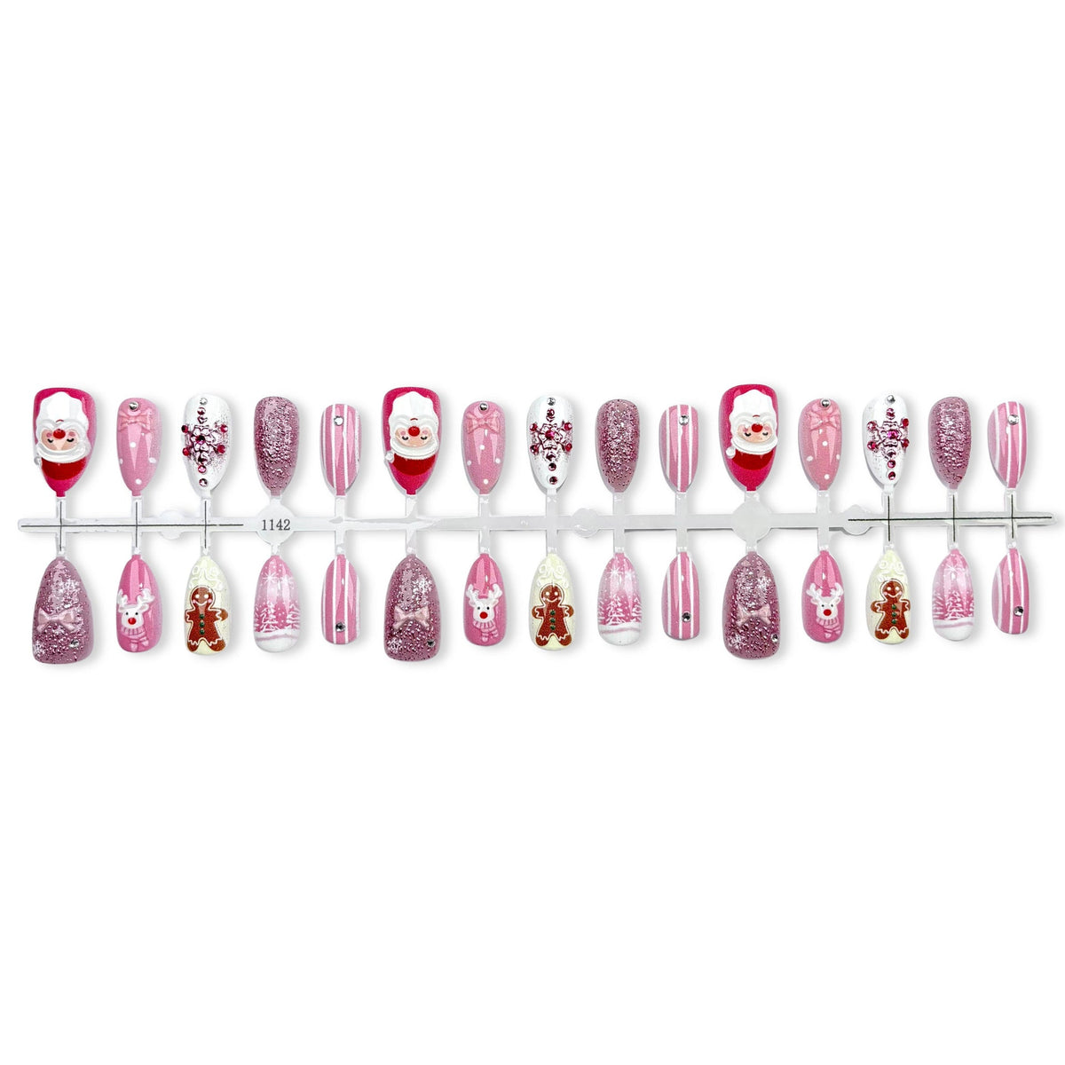 Festive Themed Press-On Nail Art Set — product view 5