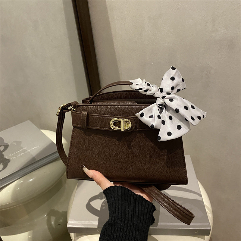 Structured Handbag with Decorative Bow — product view 7