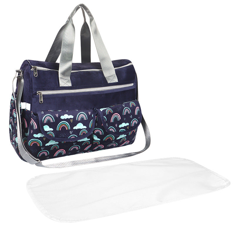Multifunctional diaper bag with practical compartments LoungeYard — product view 4