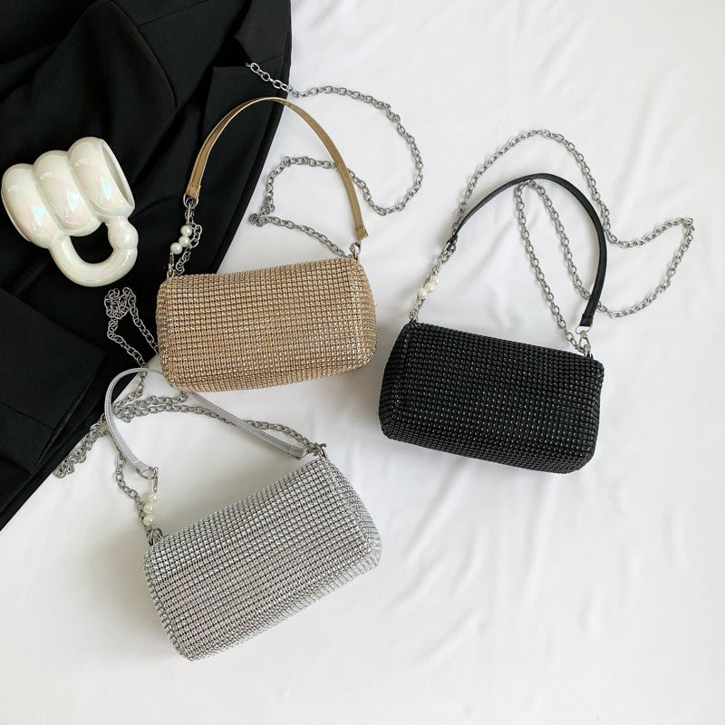 Elegant Crystal-Embellished Evening Clutch — product view 4