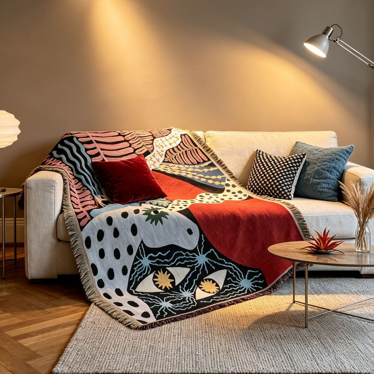 Artistic Tapestry Throw Blanket — product view 2