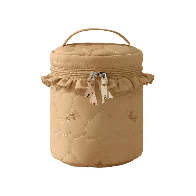 Quilted Makeup Storage Canister LoungeYard — product view 7