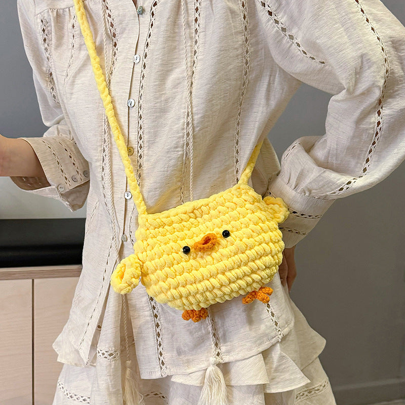 Cute Animal-Shaped Crochet Crossbody Bag — product view 4