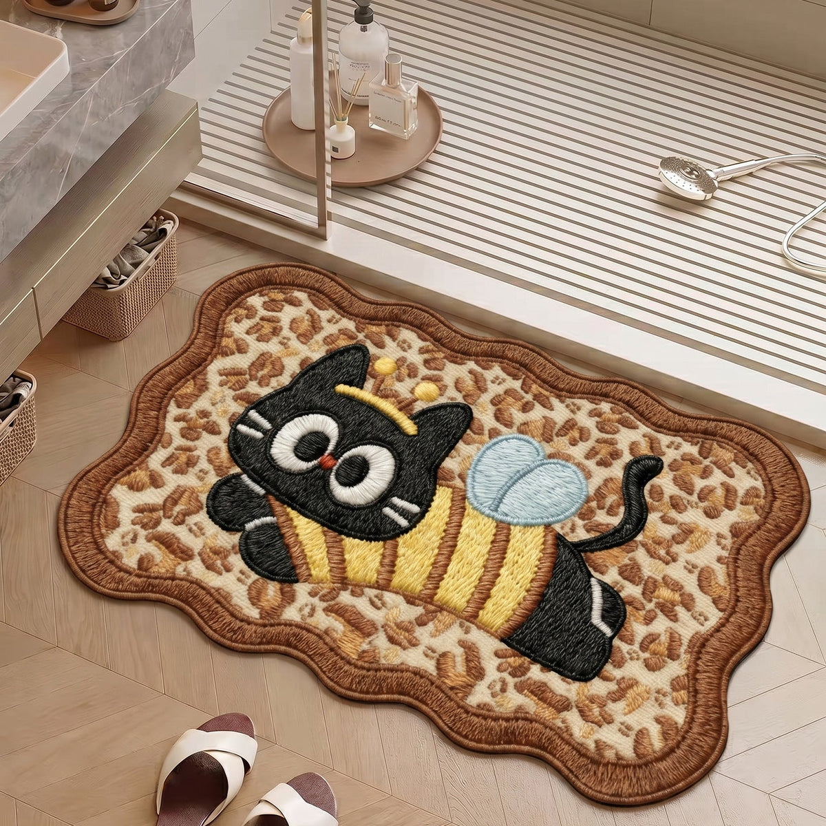 Decorative Bathroom Mat LoungeYard — product view 2