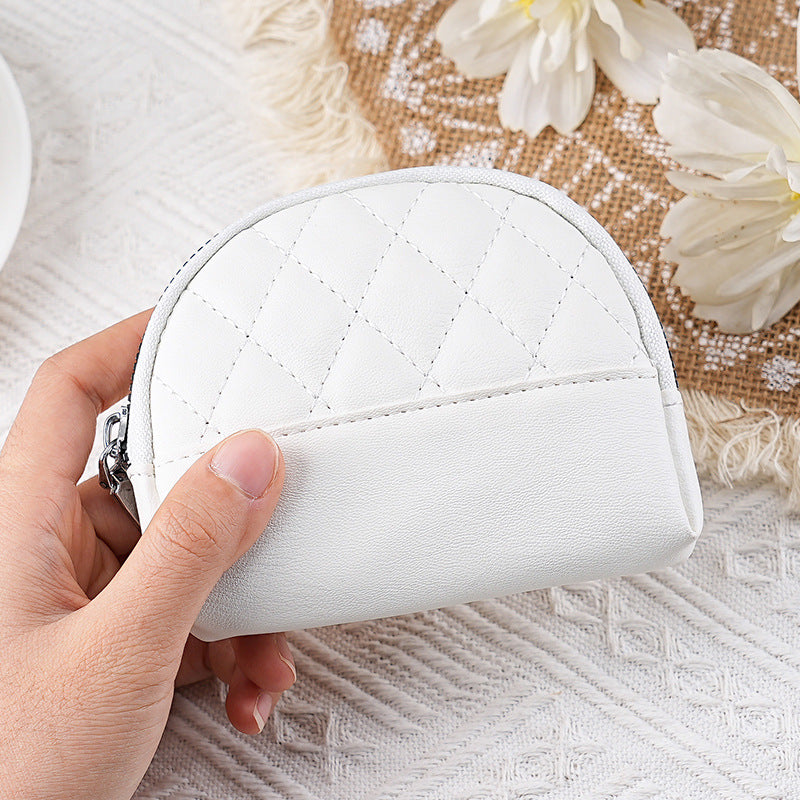 Quilted Zippered Coin Purse — product view 1