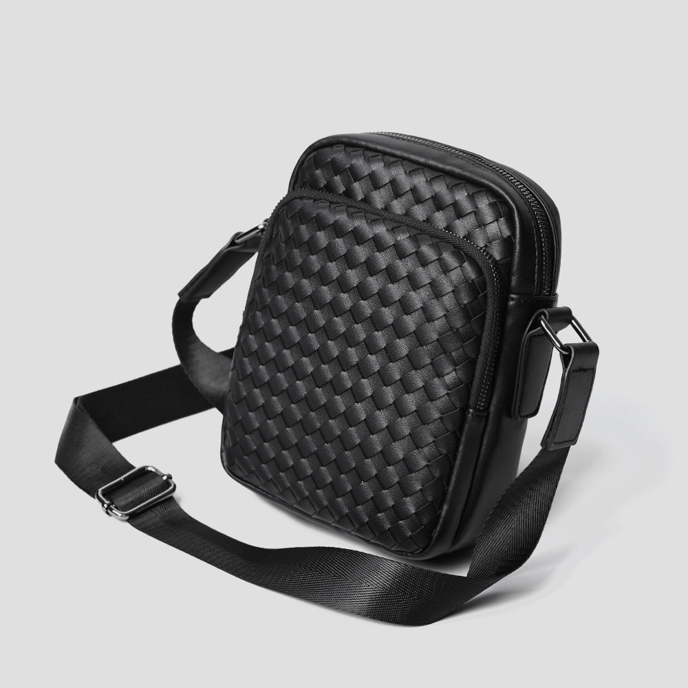 Practical Crossbody Bag with Woven Design LoungeYard — product view 6