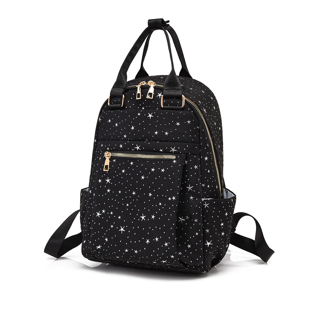 Star Patterned Casual Backpack — product view 2