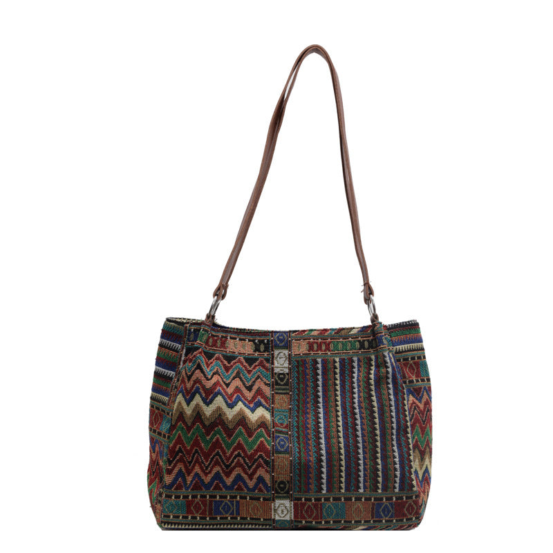 Bohemian Style Woven Handbag — product view 5