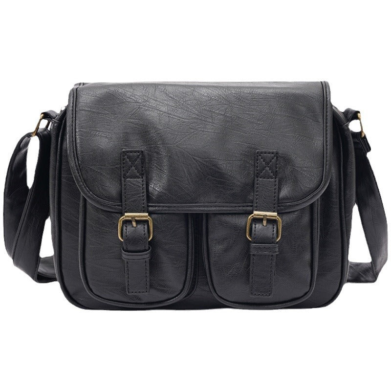 Stylish shoulder bag with practical outer pockets LoungeYard — product view 5