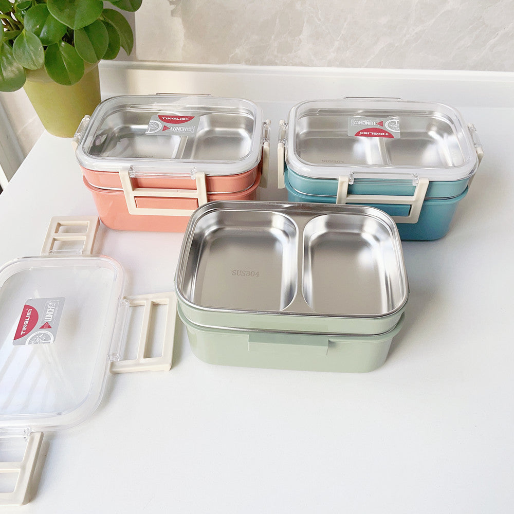 Dual-Compartment Insulated Lunch Box — product view 1