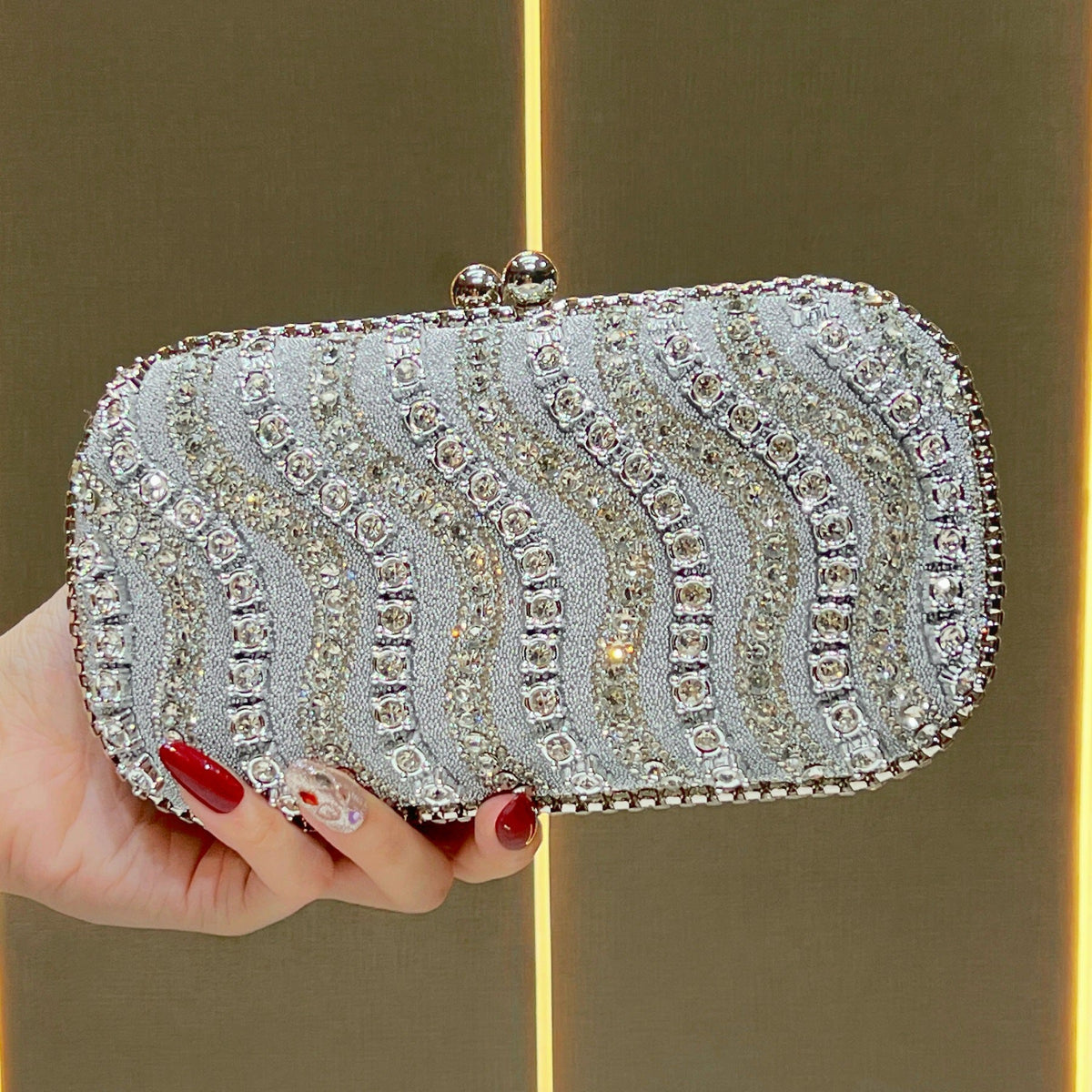 Luxe Bejeweled Evening Clutch — product view 5