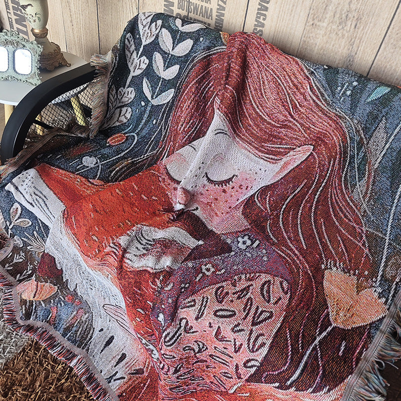Artistic Woven Blanket — product view 4