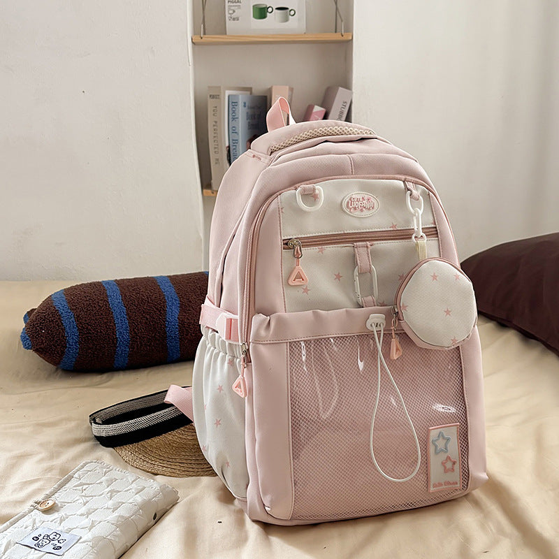 Functional Star-Embellished Backpack LoungeYard — product view 6