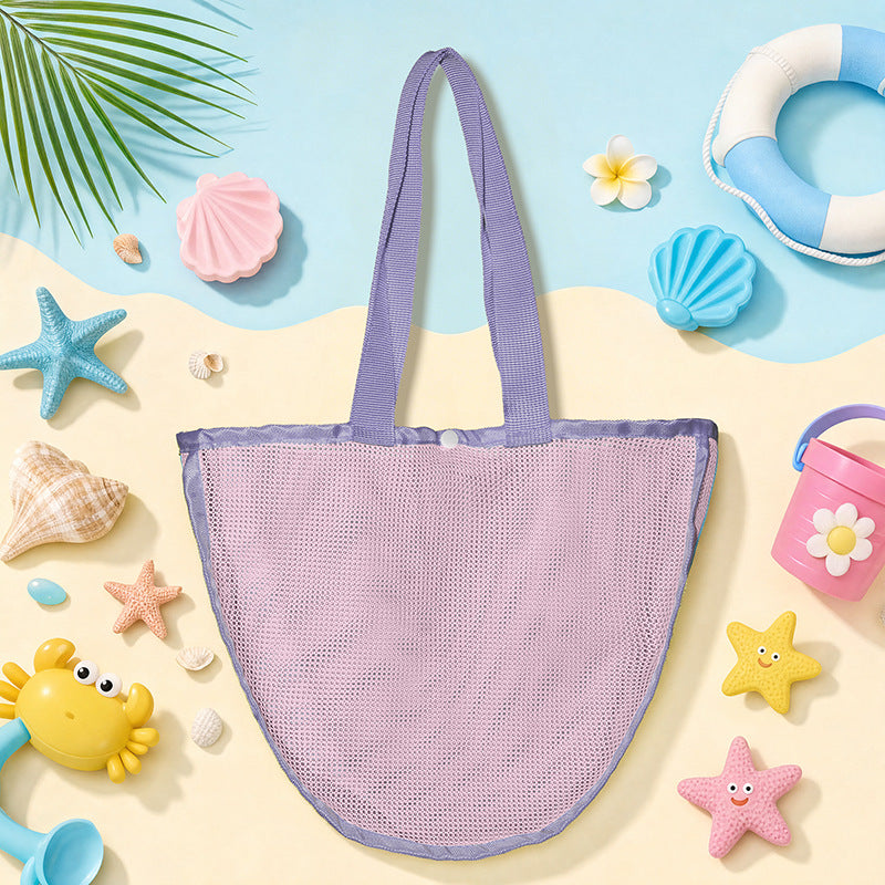 Multifunctional Beach Bag Made of Breathable Mesh LoungeYard — product view 4