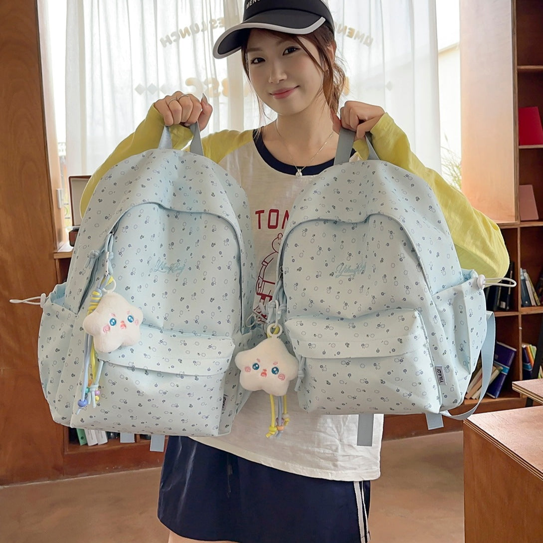 Star-Patterned Casual Backpack LoungeYard 1791204286 — product view 2