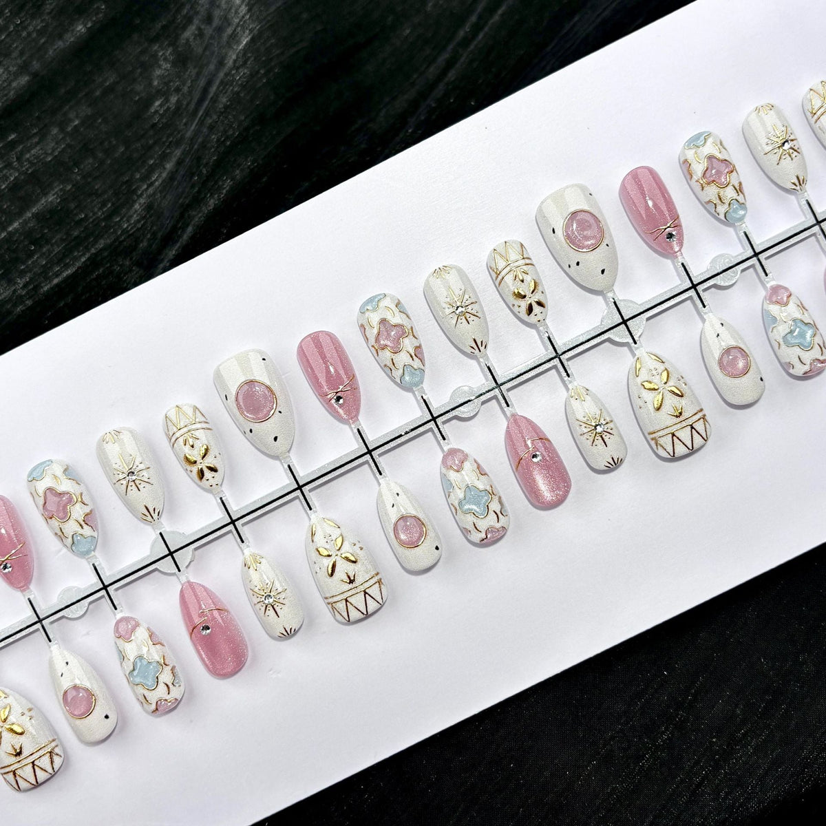Decorative Press-On Nail Art Set 1790745680 — product view 6