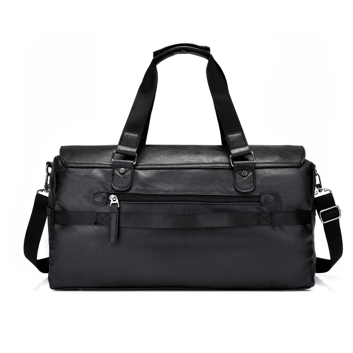 Premium Leather Travel Duffel LoungeYard — product view 4