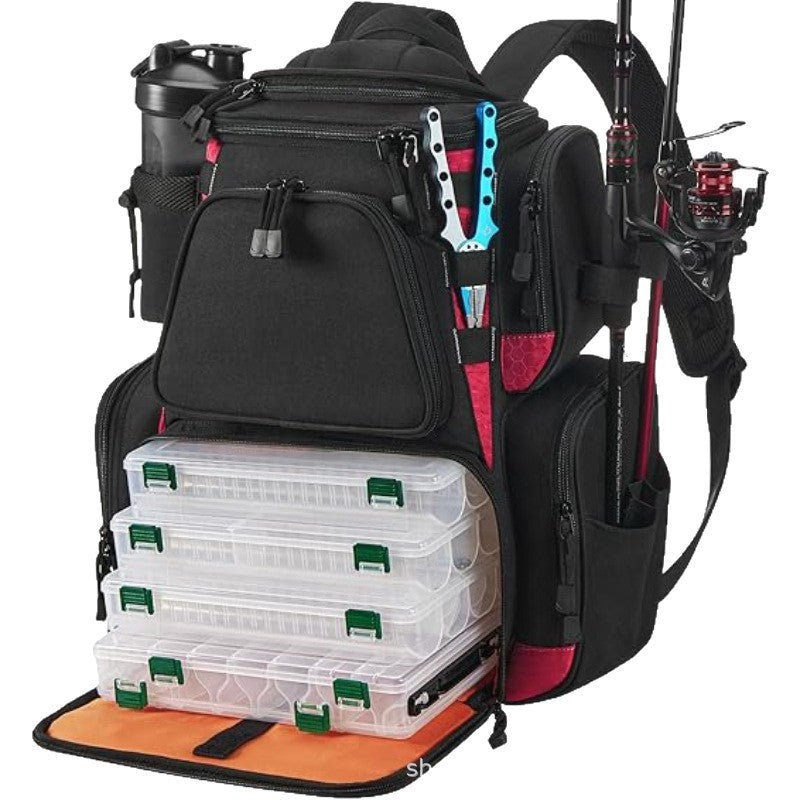 Fishing Multi-Compartment Backpack LoungeYard — product view 5