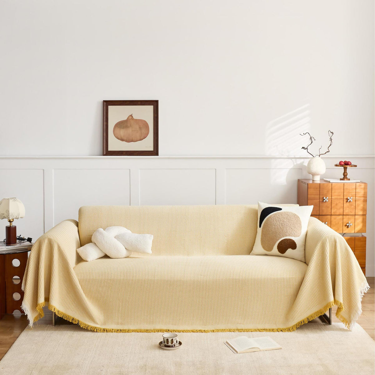 Textured Woven Sofa Blanket — product view 7