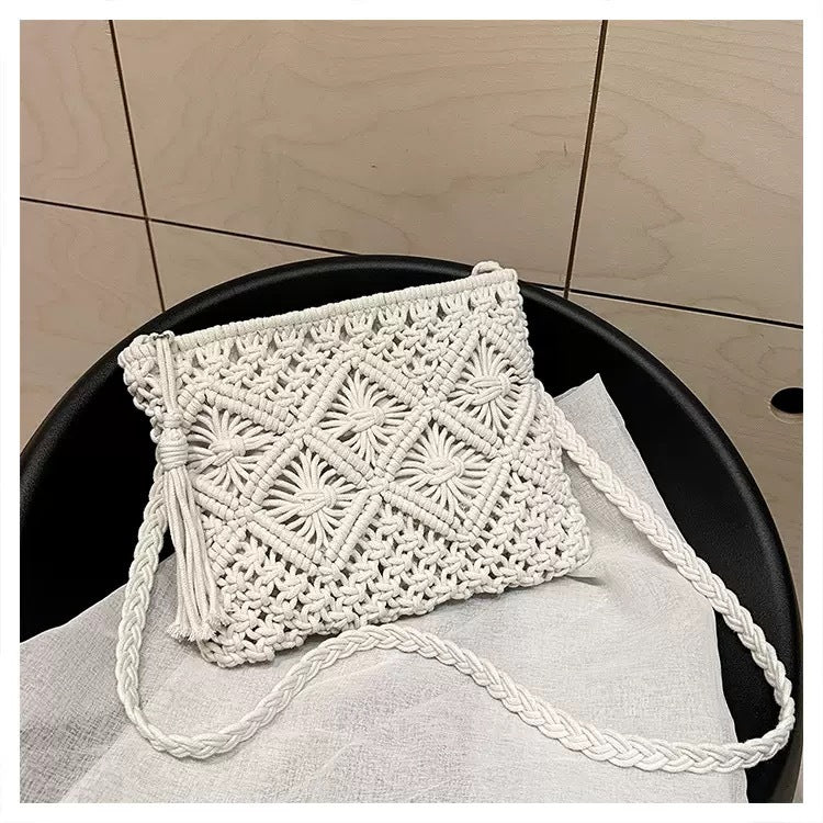 Macramé Shoulder Bag LoungeYard — product view 2
