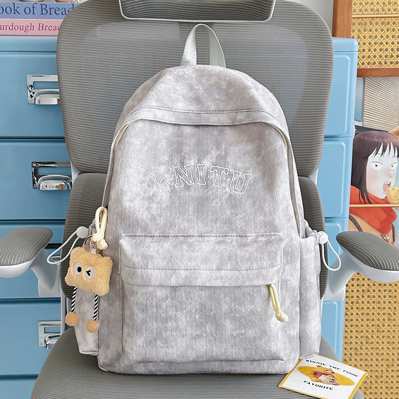 Casual Denim Backpack LoungeYard — product view 6