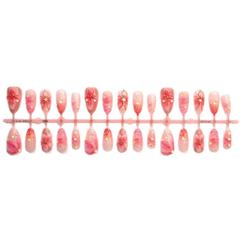 Premium Floral Acrylic Nail Art Set — product view 4