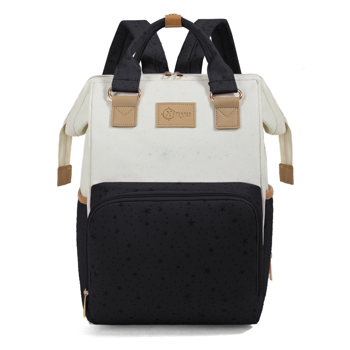 Star-Patterned Multi-Compartment Backpack LoungeYard — product view 6