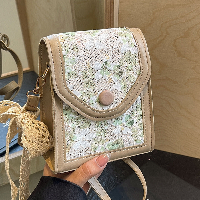 Floral Patterned Crossbody Handbag — product view 6