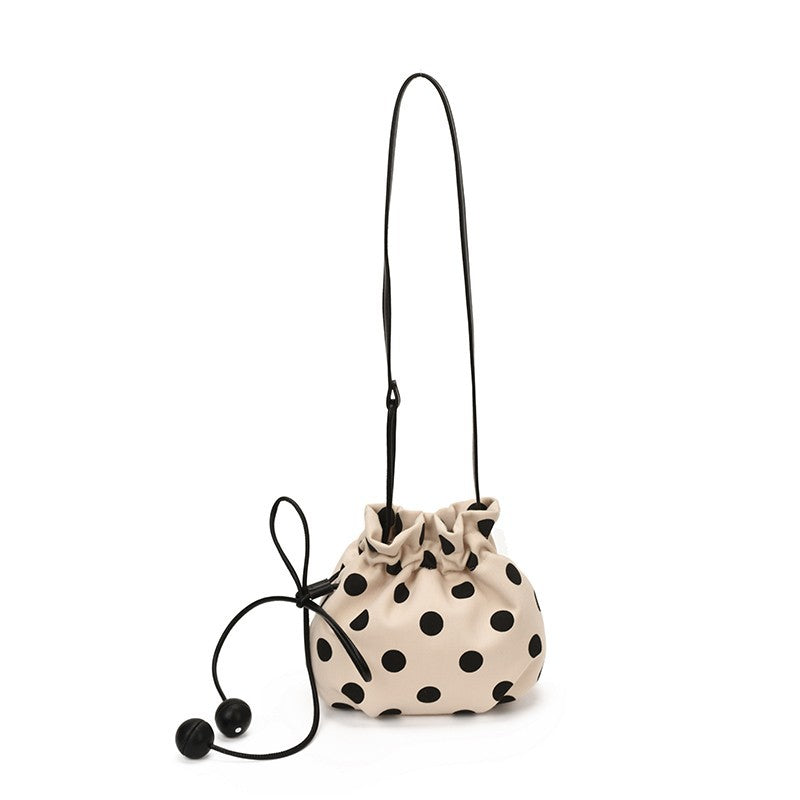 WoFun Polka Dot Drawstring Mini Handbag LoungeYard — product view 5