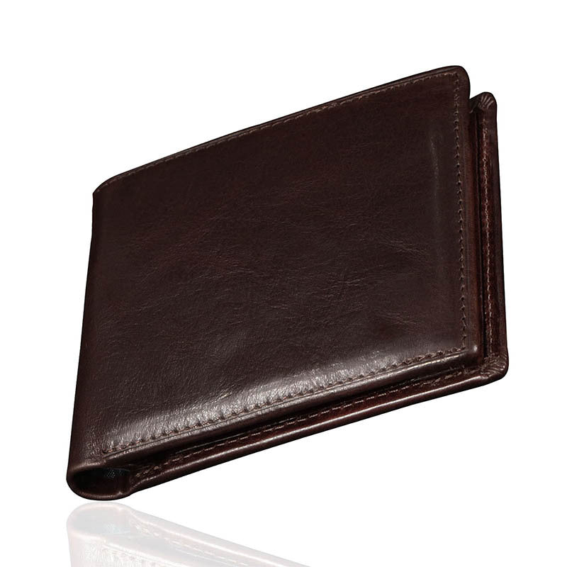 Luxurious Bi-Fold Leather Wallet LoungeYard — product view 2