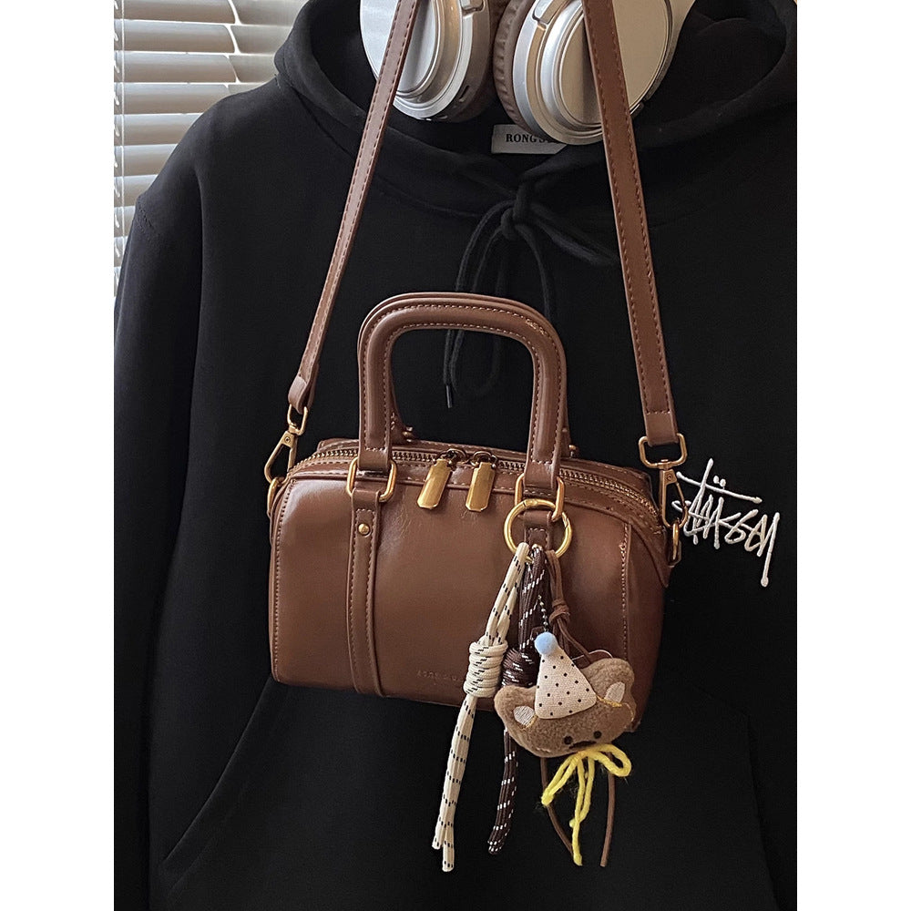 Soft Leather Handheld Satchel LoungeYard — product view 5