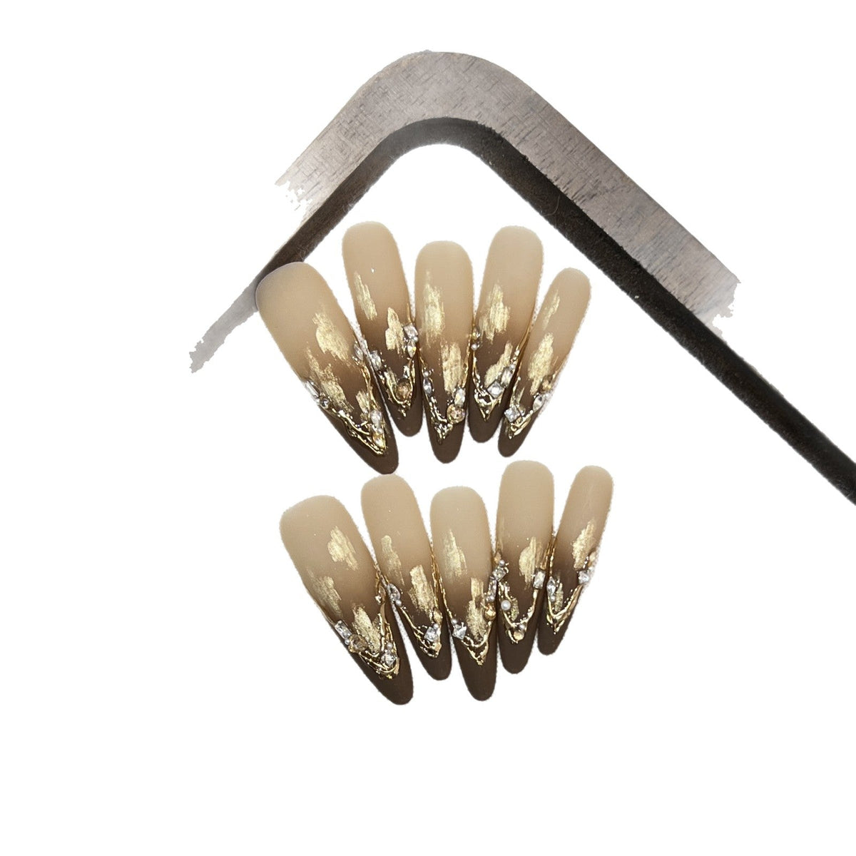 Premium Matte Long Tip Press-On Nails — product view 4